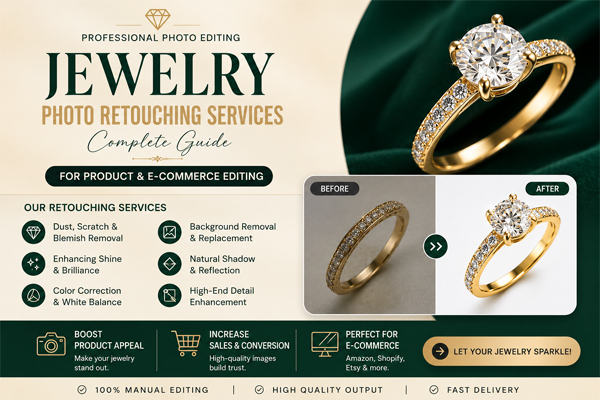 Jewelry Photo Retouching Services: Complete Guide for Product & E-commerce Editing