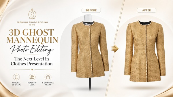 3D Ghost Mannequin Photo Editing: The Next Level in Clothes Presentation