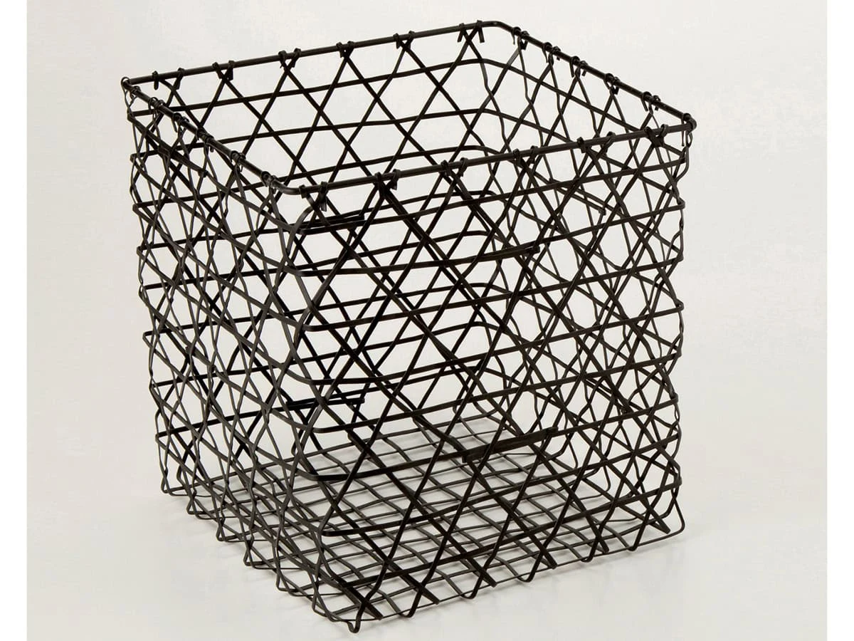 Metal basket background removal before