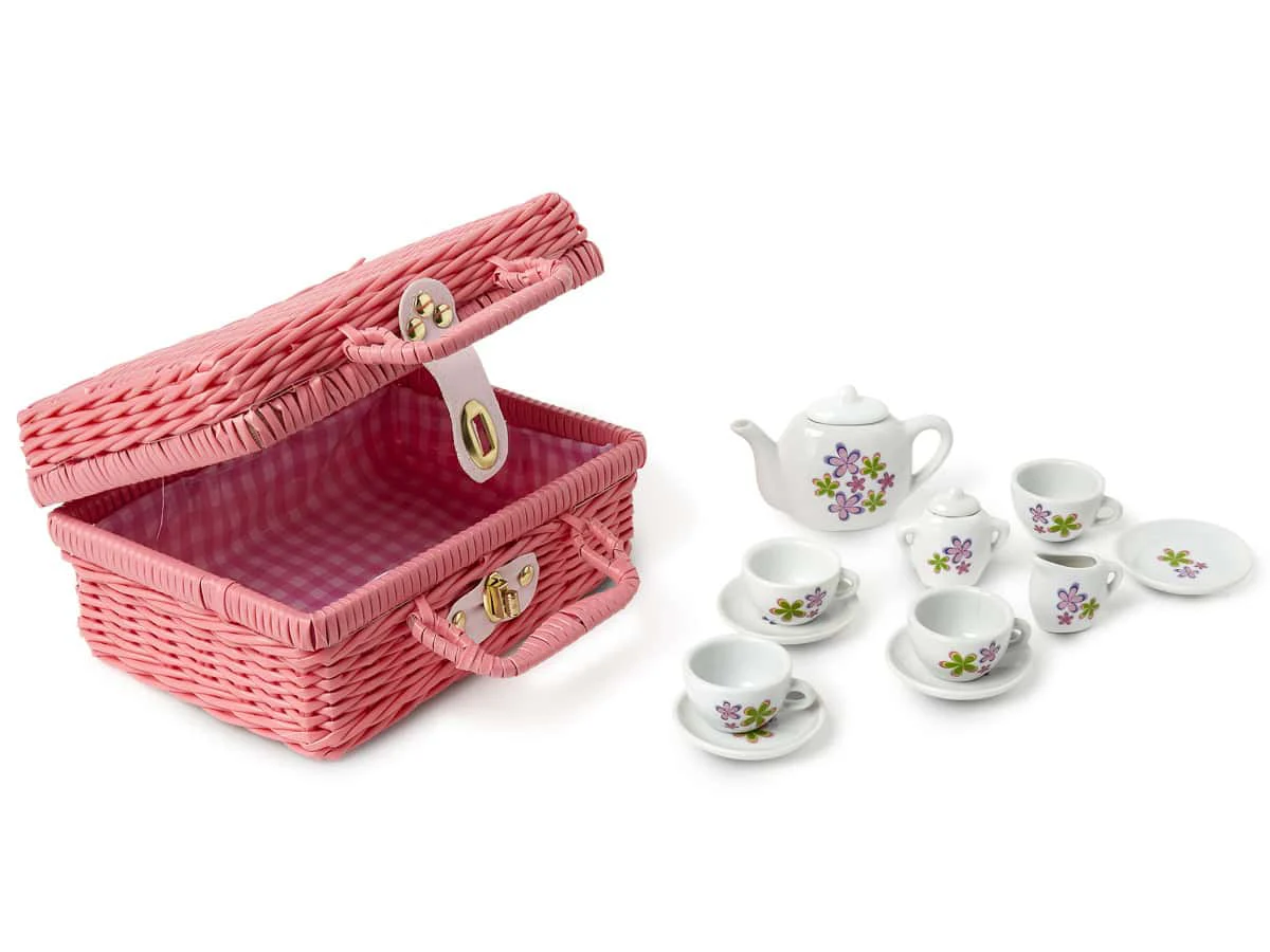 Tea set basket product editing after