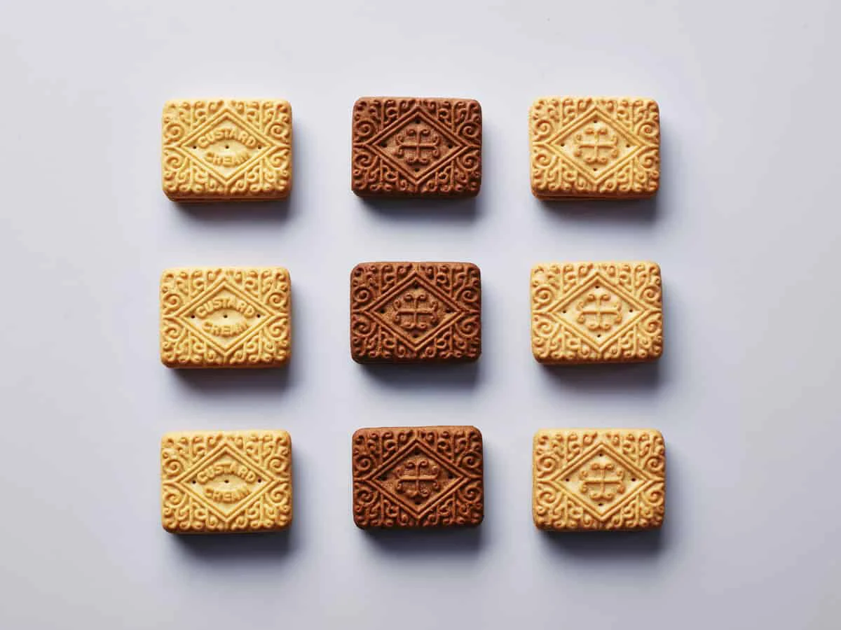 Biscuit product photo editing before
