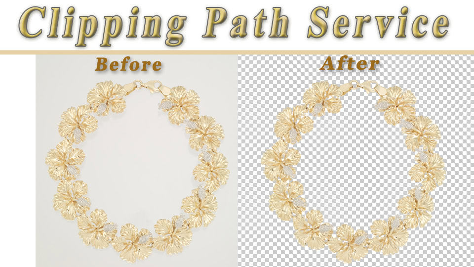 Jewelry photo editing and retouching service