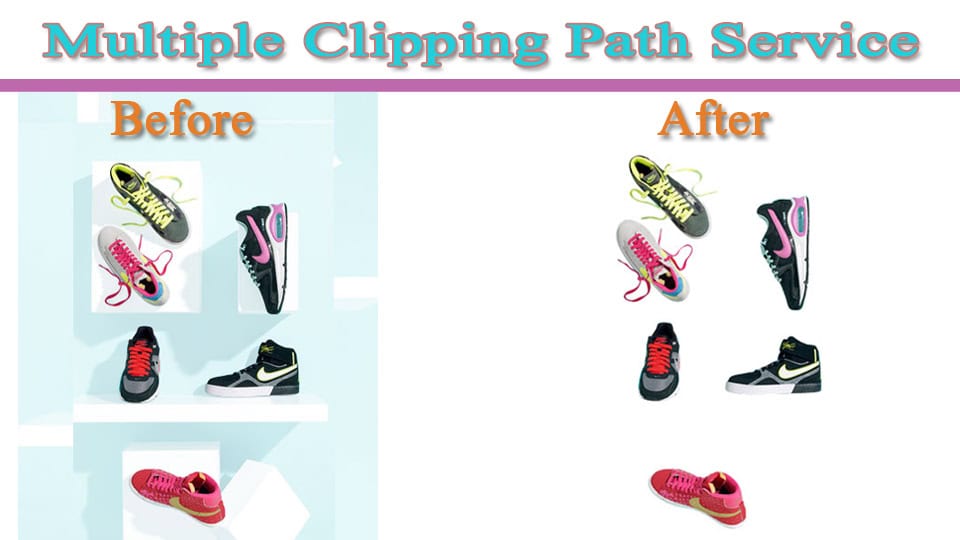 Professional Multiple clipping path