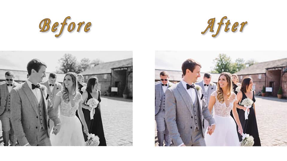 Best wedding photo editing service