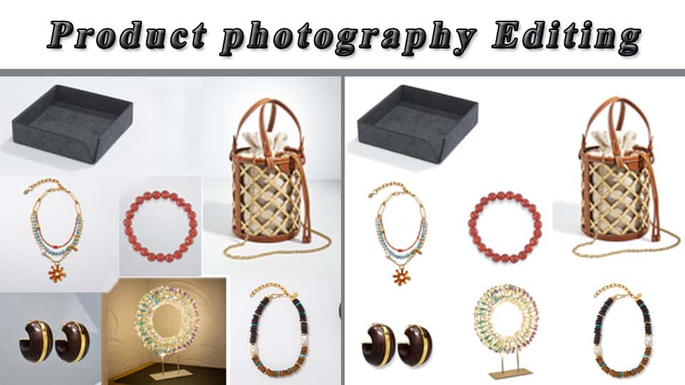 Product photography Editing