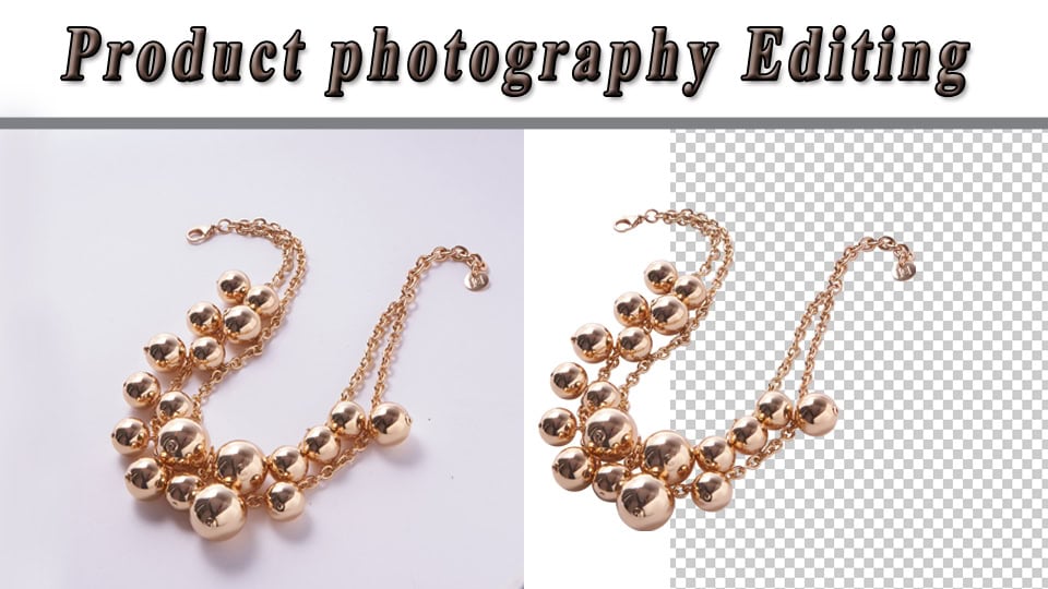 Product photography Editing